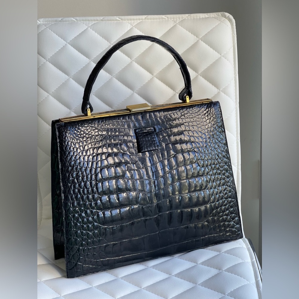 Lucille de Paris Alligator Handbag